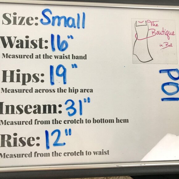 Duo Maternity S Black Slacks Stretch Back Button Pockets Workwear 31" Inseam - Picture 8 of 10